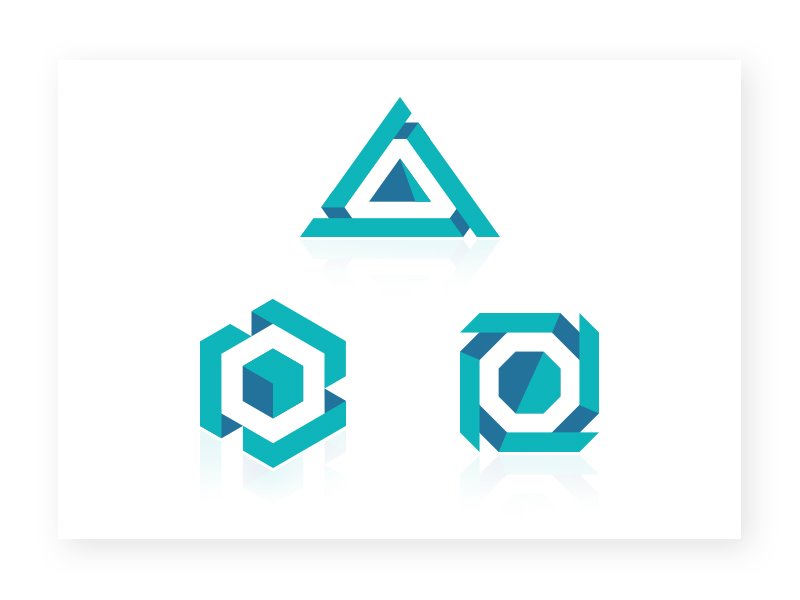 完美配色和創意造型的logo設計-徽標符號形狀