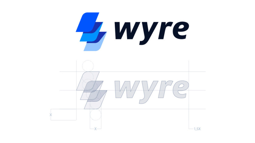 美麗和創意的平面設計想法-Wyre品牌logo設計