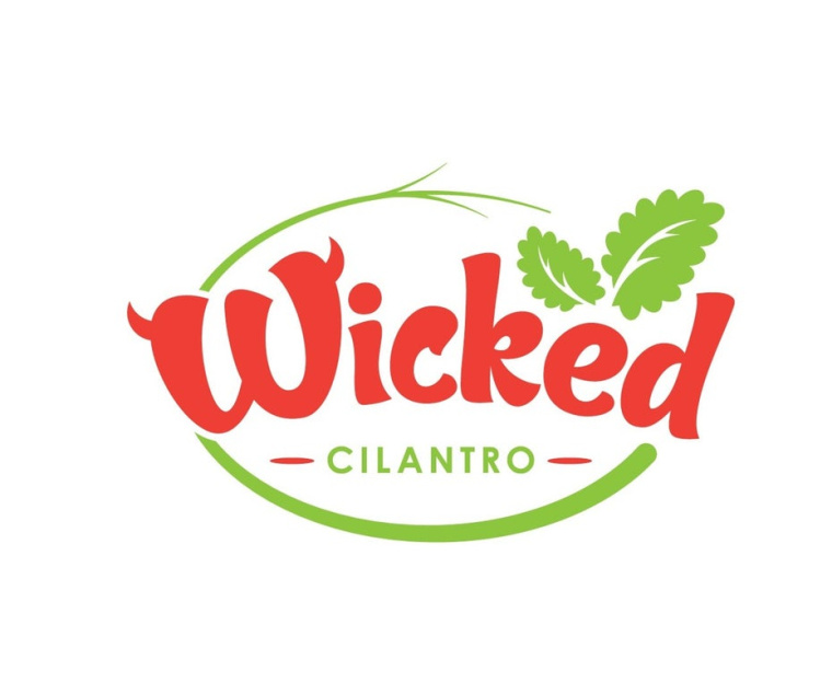 Wicked Cilantro的品牌標識logo設計