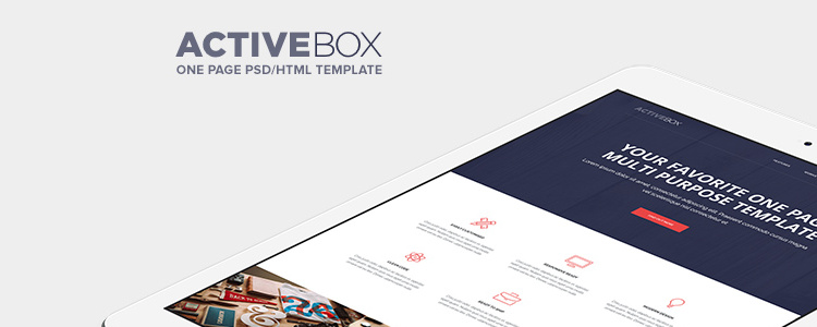 ActiveBox html5模板網站響應自由