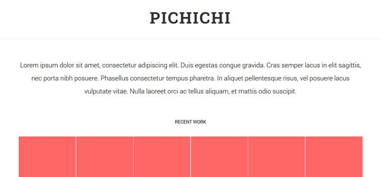 投資組合Pichichi css響應式HTML模板網頁設計免費