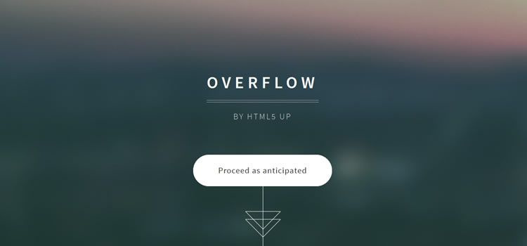 溢出單頁多功能模板html css響應模板網頁設計免費