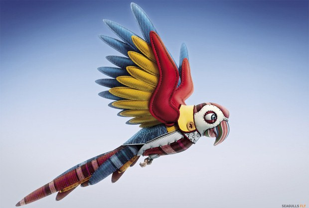 Pedro Conti吸引人的3D藝術卡通人物設計靈感-Clothworld Macaw