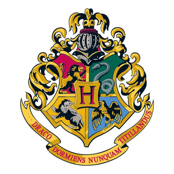 學術會徽徽標logo設計-霍格沃茨會徽logo