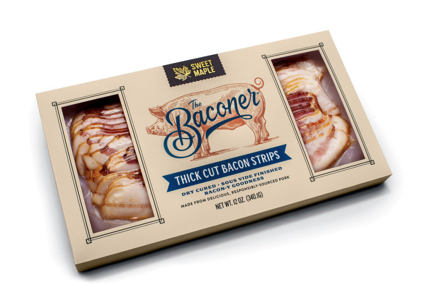 Baconer真空熏肉培根手工品牌形象設計與包裝設計，源源的手工味