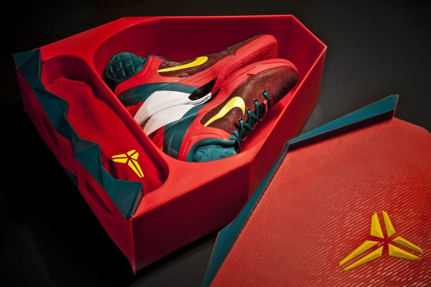 15款特別版Nike耐克運動鞋包裝設計-NIKE KOBE VII系統SUPREME“龍年” - 特別包裝