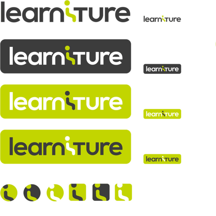 Learniture青少年兒童書桌學習桌椅家具品牌策劃創建-logo設計