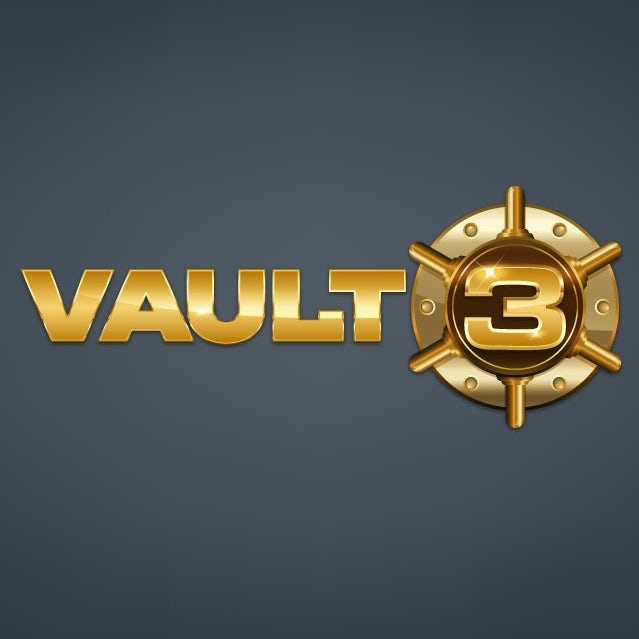 豪華黃金logo設(shè)計(jì)-Vault3的豪華金屬船舵logo設(shè)計(jì)