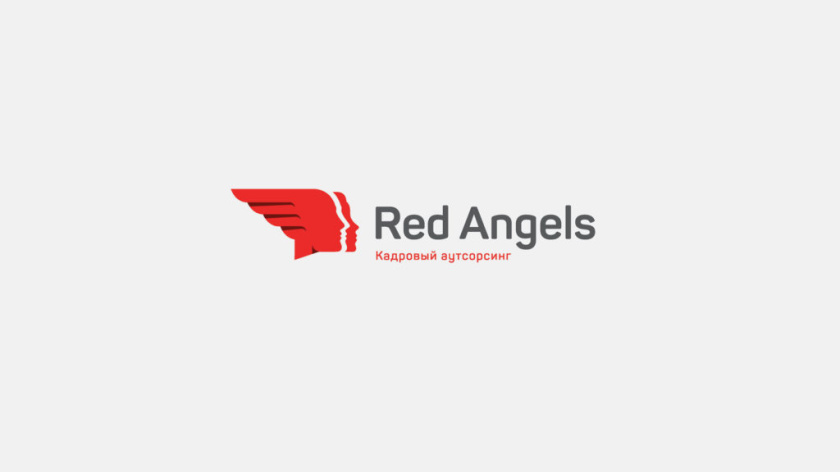 Red Angels 紅色天使農(nóng)業(yè)公司logo設(shè)計(jì)-人臉logo