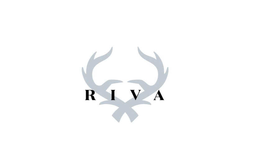 精密珠寶制造商Riva珠寶品牌logo設計-鹿角圖形logo