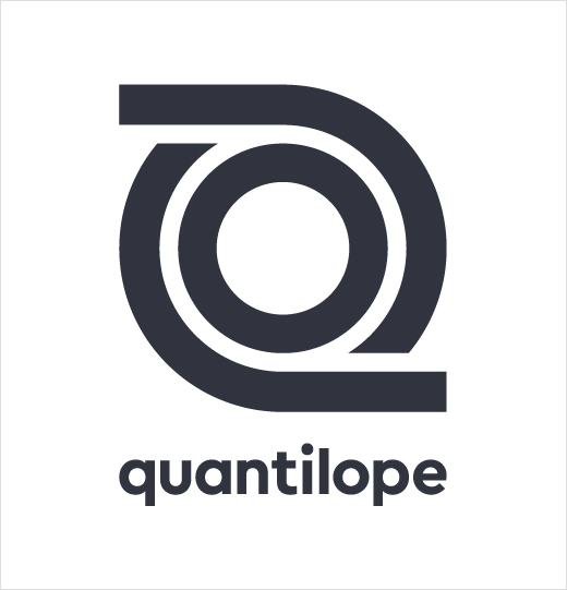 Quantilope市場調研分析公司logo設計,一個循環的線條圖形 Quantilope市場調研分析公司logo設計,一個循環的線條圖形
