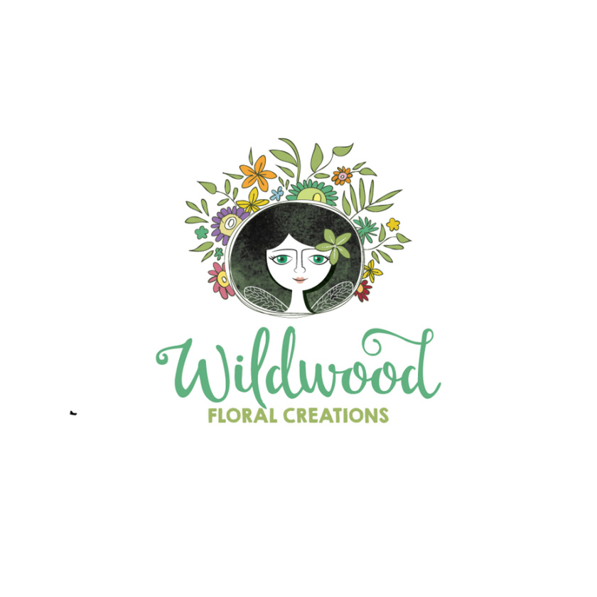 懷爾德伍德花卉創作徽標logo設計