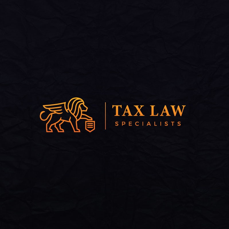 橙色logo- 稅法專家徽標logo設計
