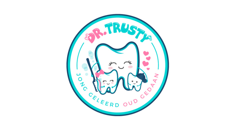 Trusty博士牙醫徽標logo設計