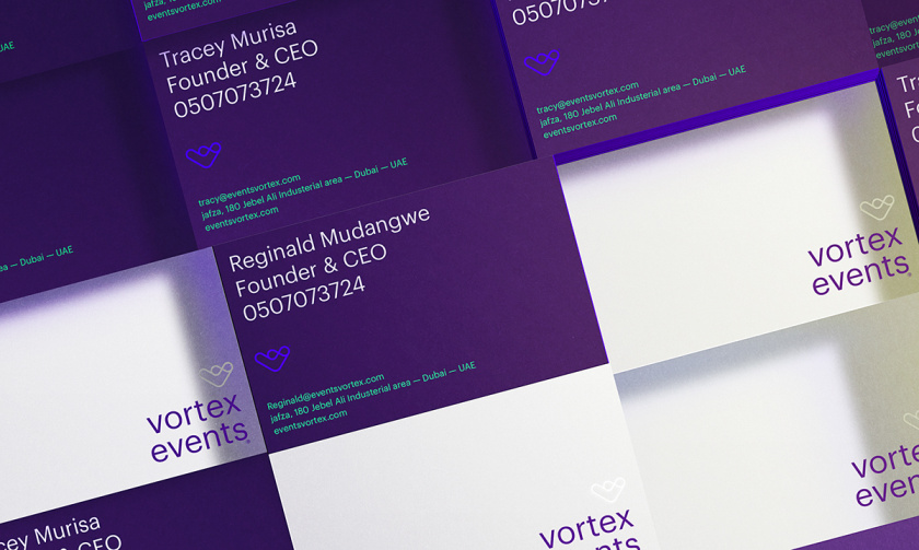 Vortex events事件公關營銷公司logo設計vi設計，線條logo風格