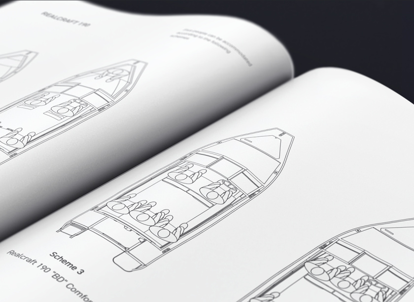 Realcraft 摩托艇宣傳畫冊設計產品型錄設計