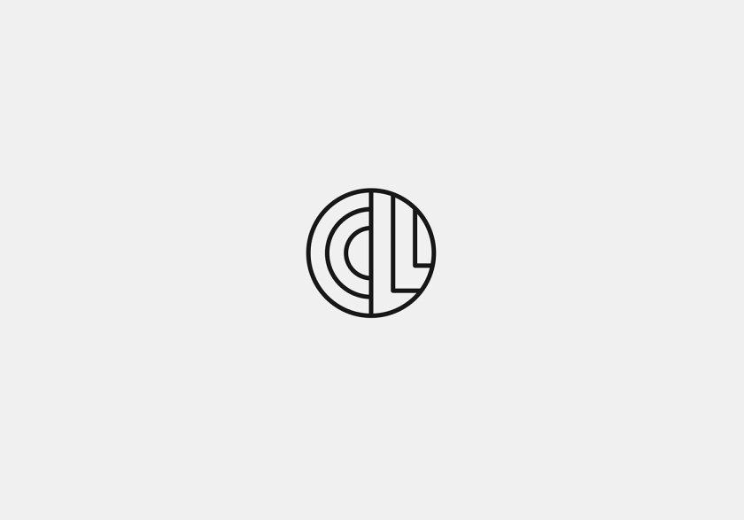 CL字母圓形線條logo設計-上海logo設計公司
