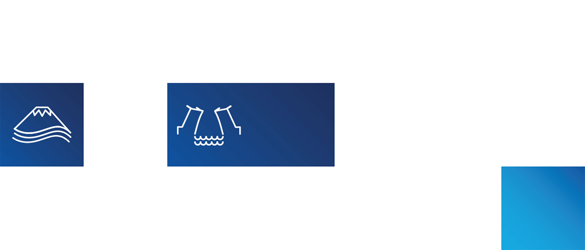 BDB銀行logo設計與vi設計，藍色色塊風格