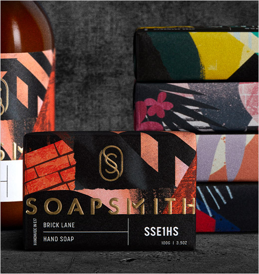 Soapsmith手工肥皂和身體清潔護理產品品牌logo與包裝設計,充滿豪華都市氣息 Soapsmith手工肥皂和身體清潔護理產品品牌logo與包裝設計,充滿豪華都市氣息