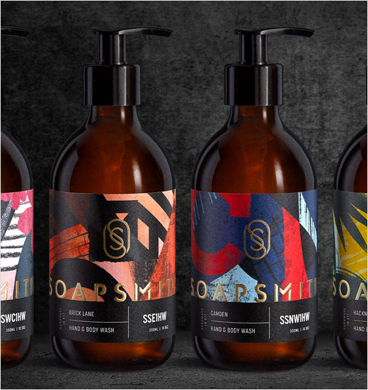 Soapsmith手工肥皂和身體清潔護理產品品牌logo與包裝設計,充滿豪華都市氣息 Soapsmith手工肥皂和身體清潔護理產品品牌logo與包裝設計,充滿豪華都市氣息