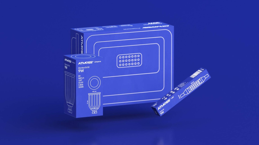 Atmoss照明燈具系列產品包裝設計