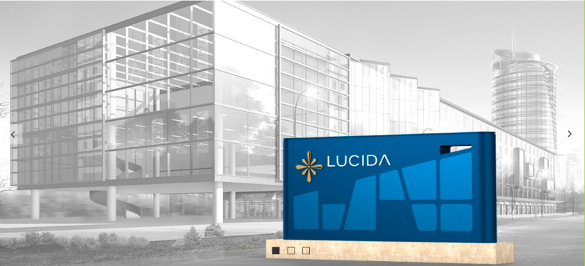 露西達Lucida醫療康復中心品牌logo設計vi設計，“火花/星星”概念