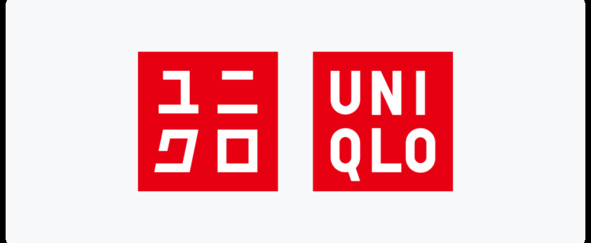 優衣庫方形徽標logo