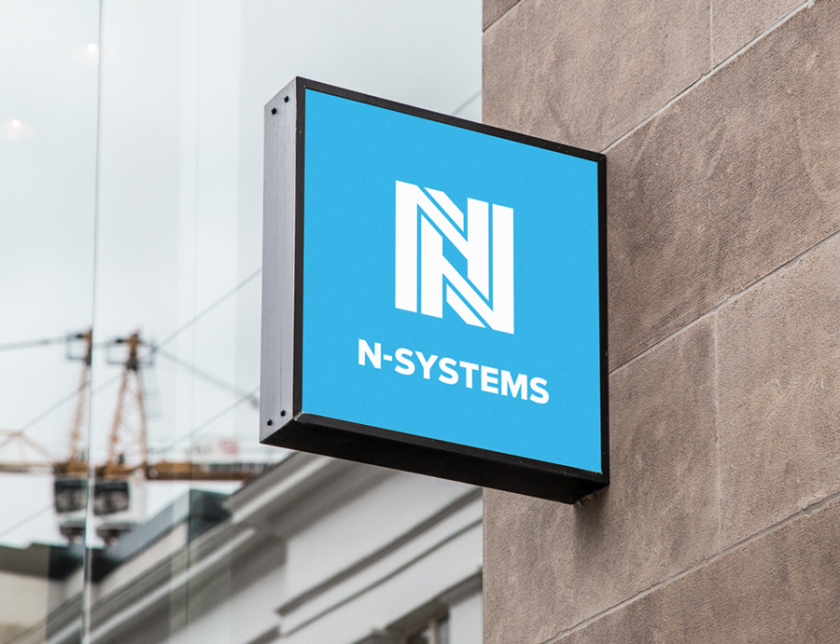 控股公司En-Systems企業“正方形”標識logo設計vi設計手冊