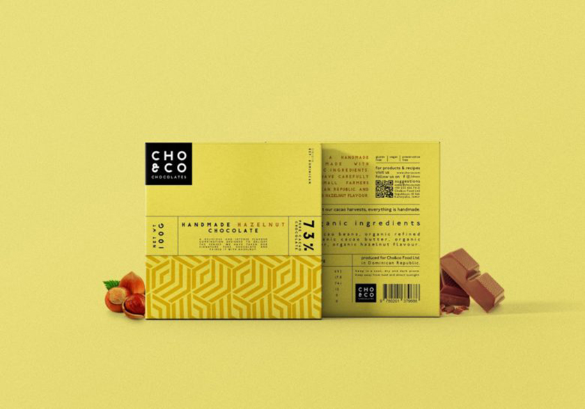 Choi＆co 巧克力包裝設(shè)計(jì)“幾何底紋圖案”