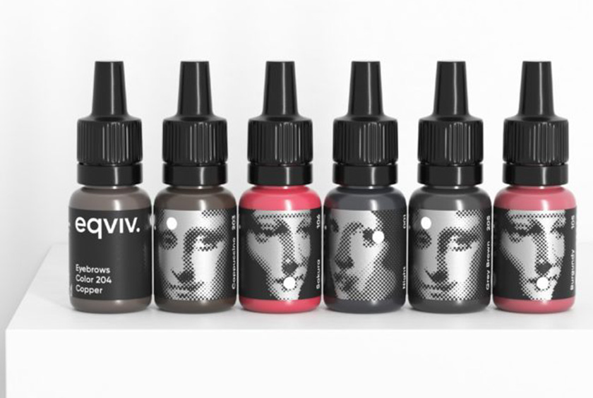Eqviv 永久性化妝用顏料化妝品品牌命名logo設計包裝設計“歷史美女藝術照片”篇
