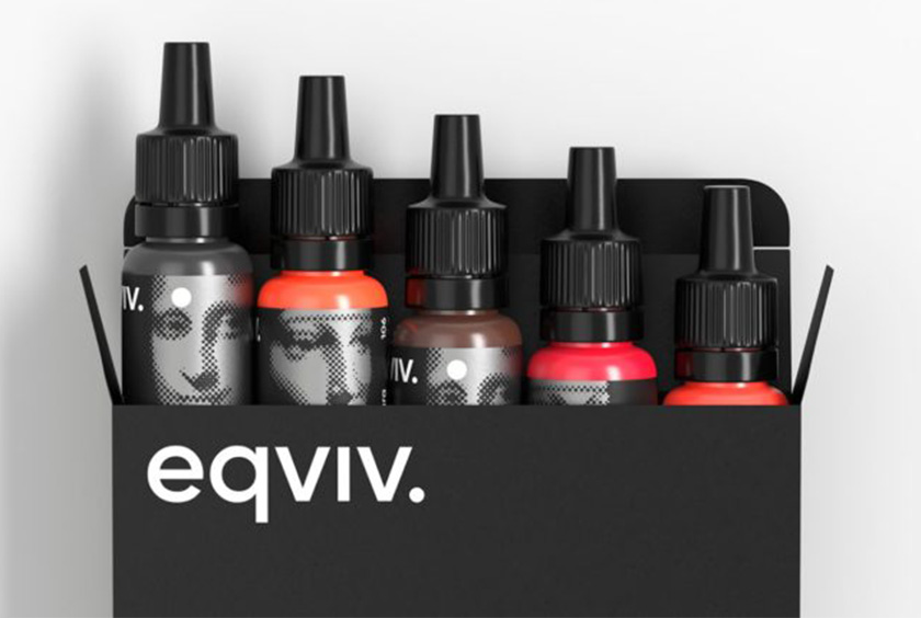 Eqviv 永久性化妝用顏料化妝品品牌命名logo設計包裝設計“歷史美女藝術照片”篇
