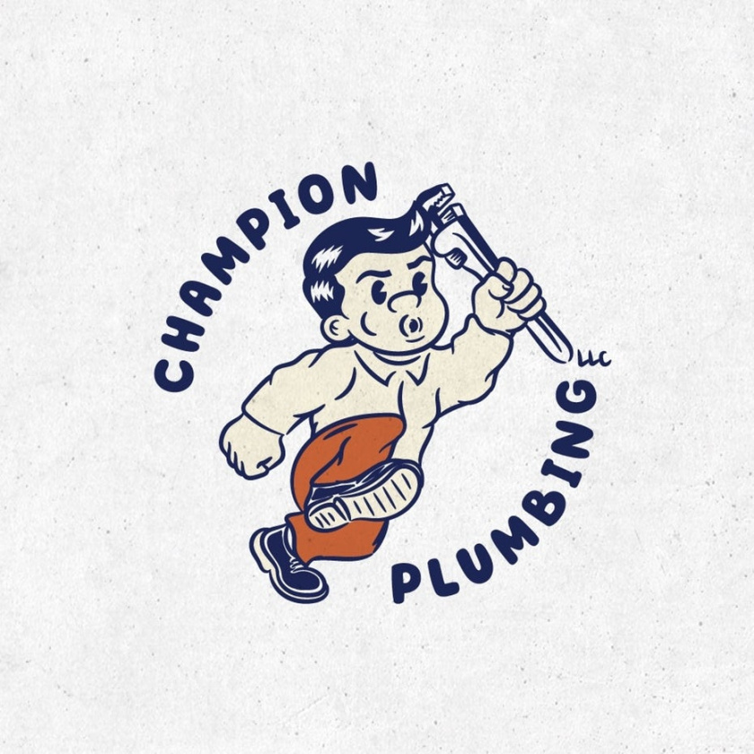 1930年代復古卡通logo設計