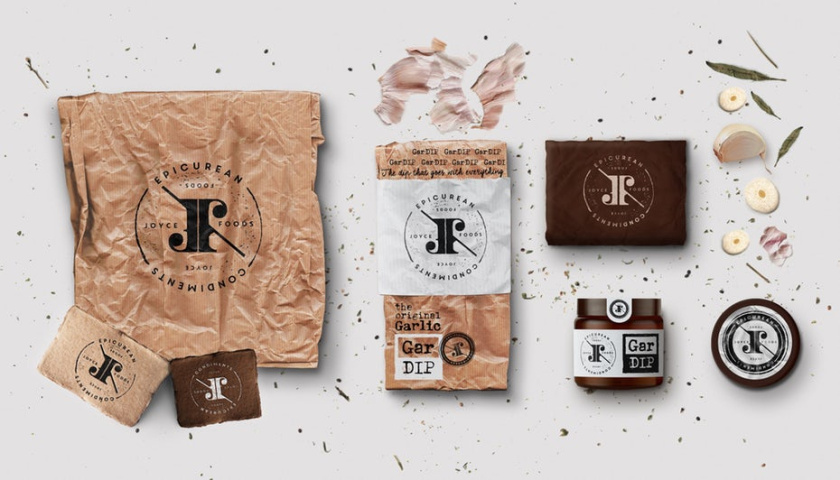 變形標識logo-Joyce Foods食品標志設計