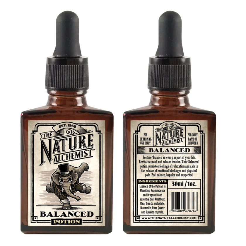 復古風格-Nature Alchemist產品包裝設計
