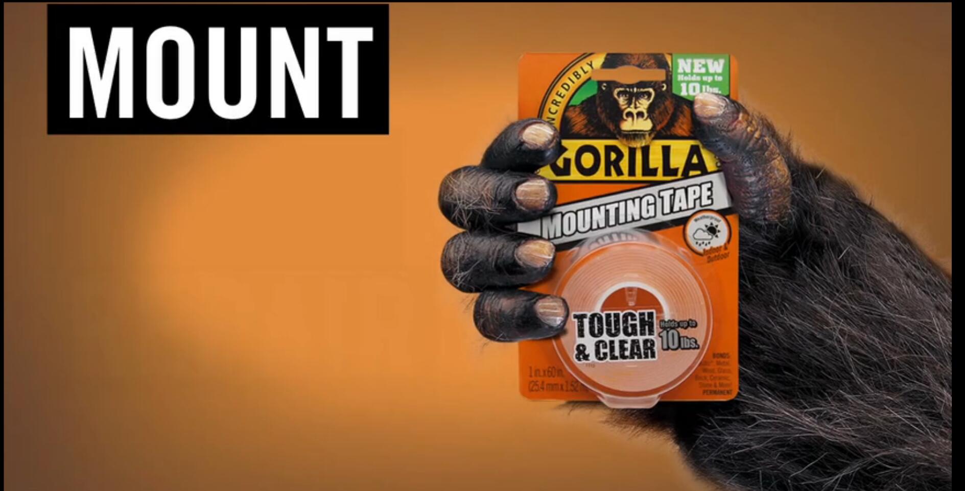 Gorilla Mounting Tape黑猩猩強(qiáng)力膠包裝設(shè)計(jì)