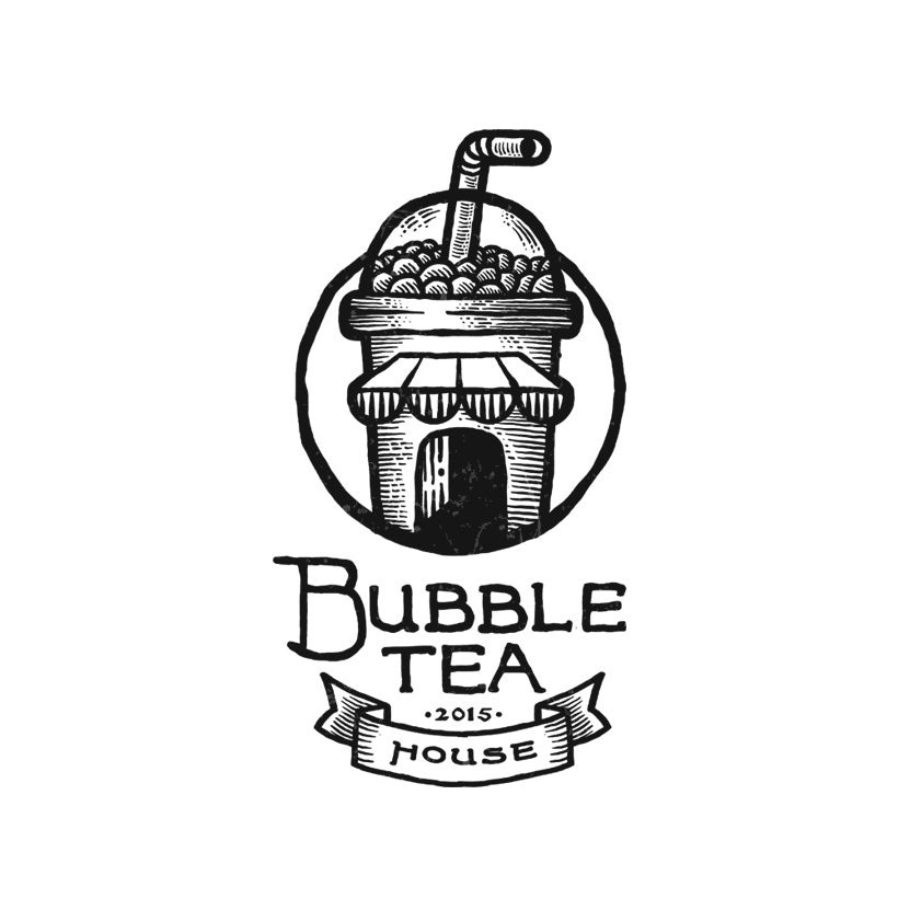 泡茶標志logo設計
