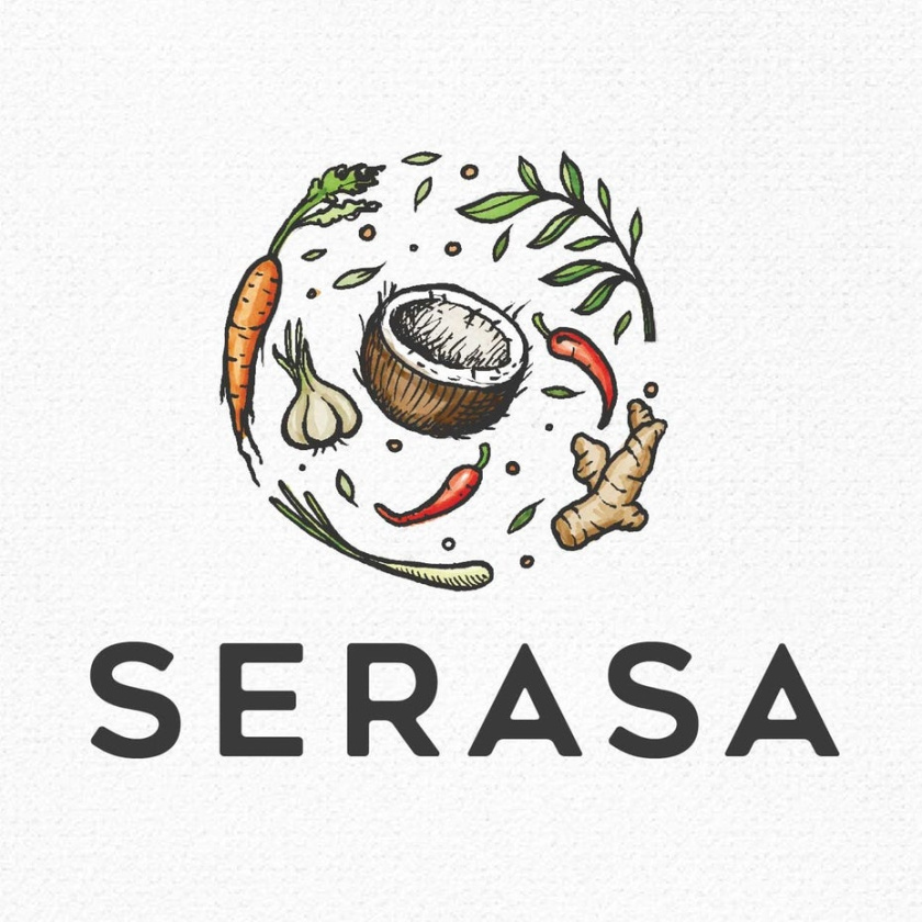 食品標識與詳細的成分的logo設計