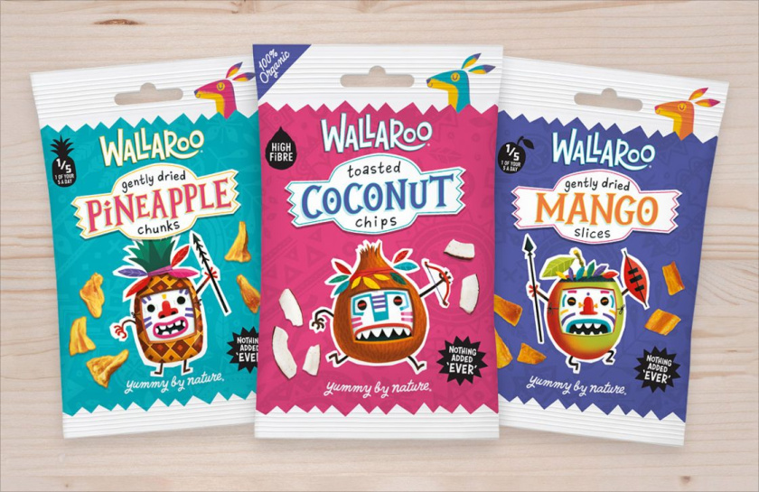 Wallaroo兒童健康零食包裝設計