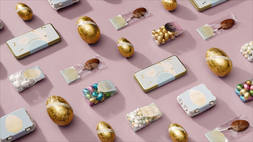 Koko Black的Easter Expeditions糖果和巧克力包裝設計
