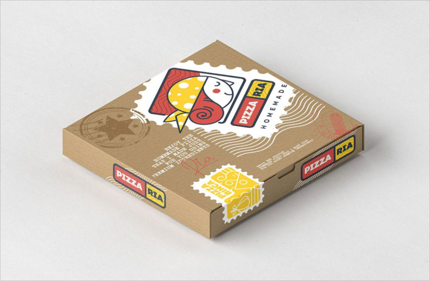 PIZZARIA BRANDING披薩包裝設計