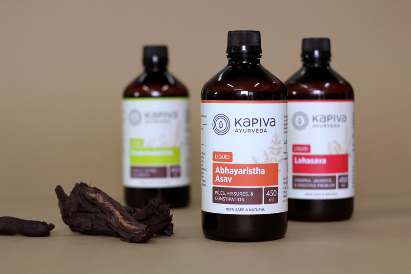KapivaOTC非處方藥品包裝設(shè)計，嚴謹?shù)纳珘K加植物插圖