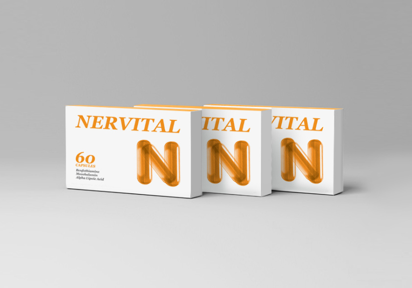 Nervital藥品包裝設計，值得借鑒的品牌符號設計
