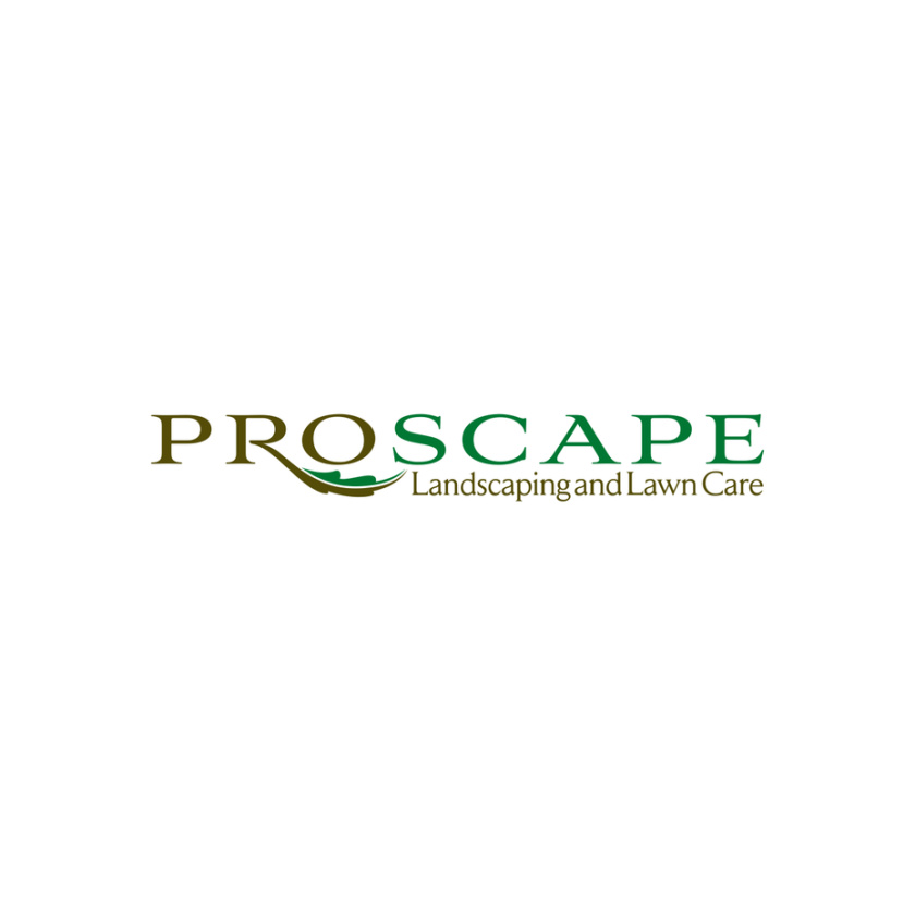 兩個綠色陰影中的“ProScape園林綠化和草坪護理”