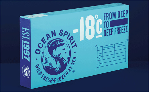 Ocean Trawlers 海鮮冷凍魚品牌logo設(shè)計(jì)與包裝設(shè)計(jì)