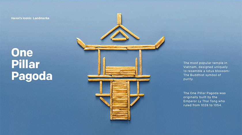 關(guān)于麥當(dāng)勞薯條的創(chuàng)意廣告活動-建筑地標(biāo)平面廣告創(chuàng)意設(shè)計