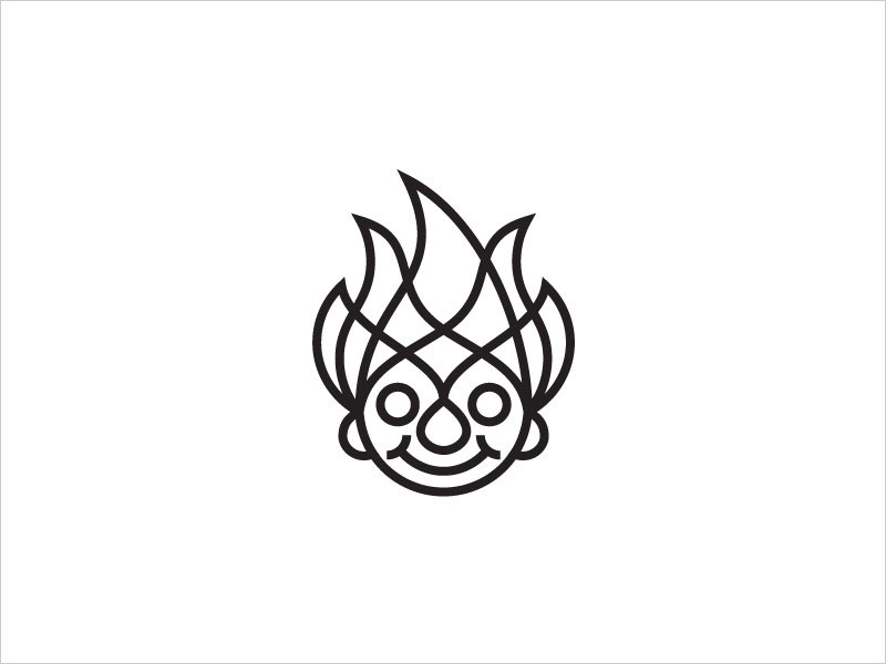 藝術線條logo設計靈感