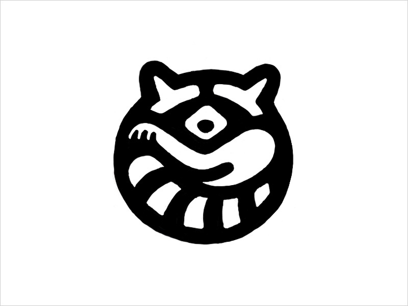 浣熊logo設計