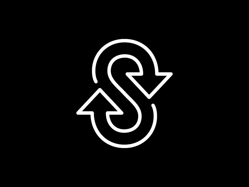 5箭頭logo設計