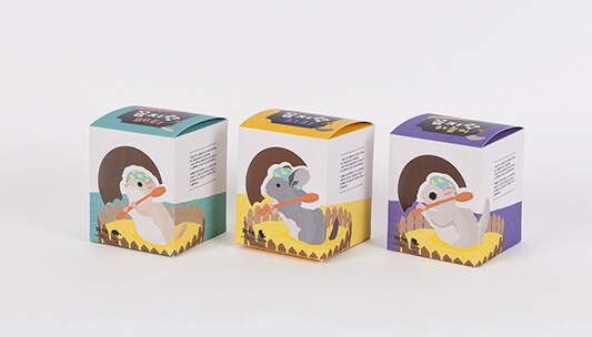 Kkomjirak 嚙齒動(dòng)物寵物食品包裝設(shè)計(jì)，可愛(ài)韓國(guó)風(fēng)插畫設(shè)計(jì)