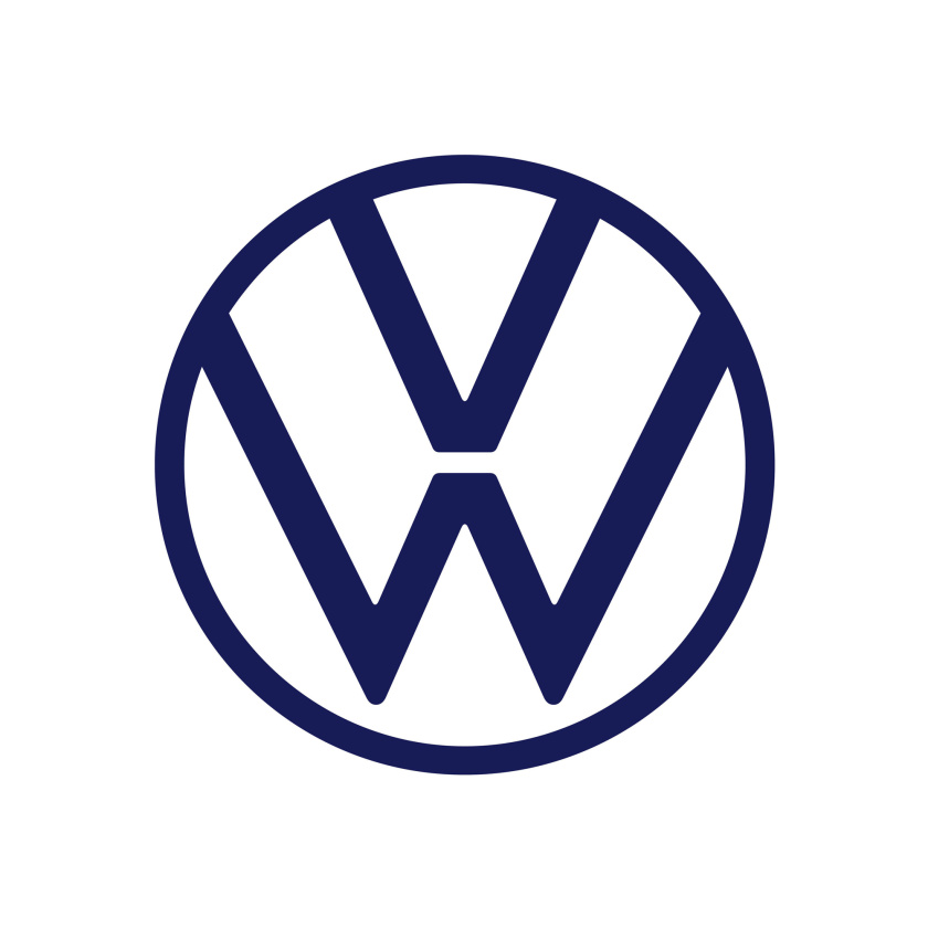 大眾汽車扁平簡約風(fēng)新logo設(shè)計(jì)